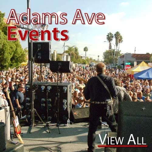 Adams Avenue Events