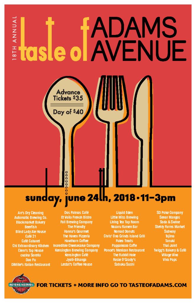 Taste of Adams Avenue Adams Avenue Business Association