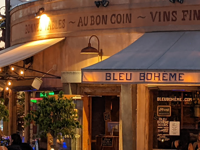 Bleu Bohème restaurant on Adams Ave, San Diego, serving authentic French cuisine.