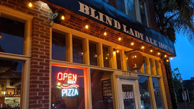 Blind Lady Ale House on Adams Ave, San Diego, serving craft beer and artisanal pizza.
