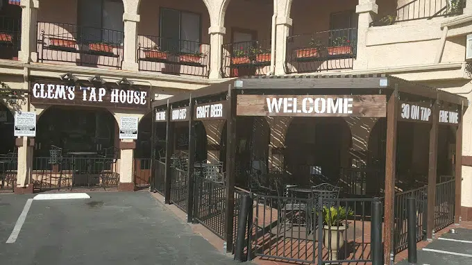 Clem's Tap House in Kensington, San Diego, offering craft beers and wines.