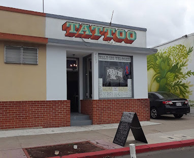 Federation Ink tattoo studio on Adams Ave, San Diego, known for expert tattoo artistry, custom designs, and skilled artists.