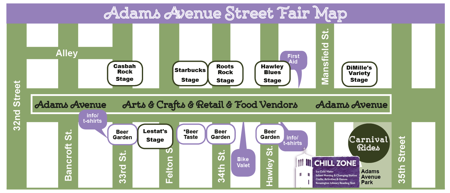 Adams Avenue Street Fair San Diego Adams Avenue Business Association