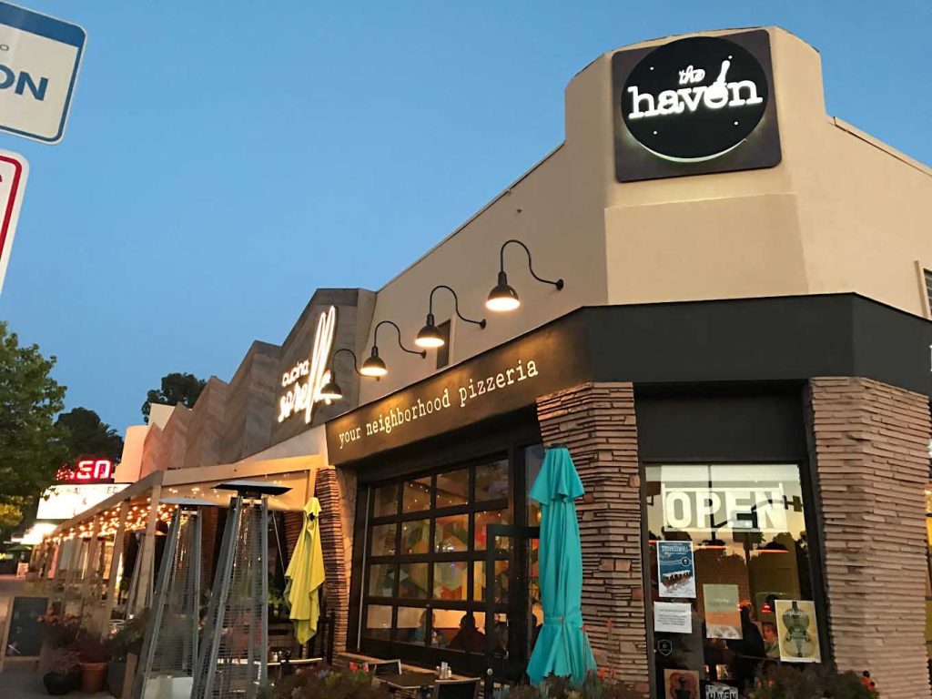 The Haven Pizzeria in San Diego, serving artisan pizzas and craft beer