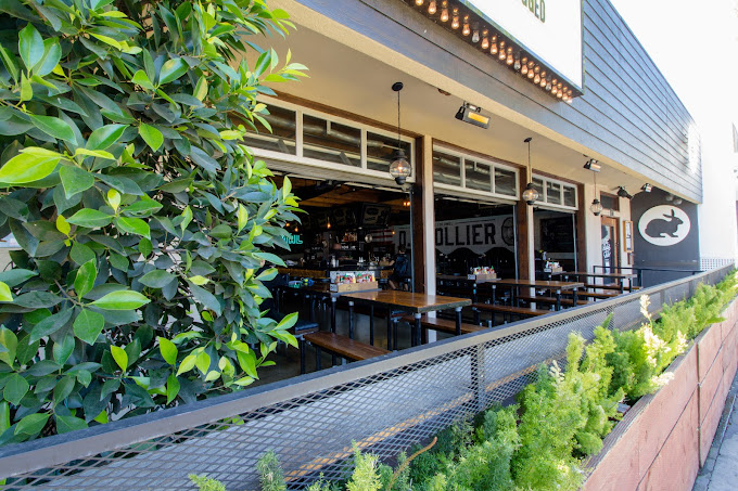 The Rabbit Hole bar and restaurant in San Diego, featuring craft beer, cocktails, and pub food.