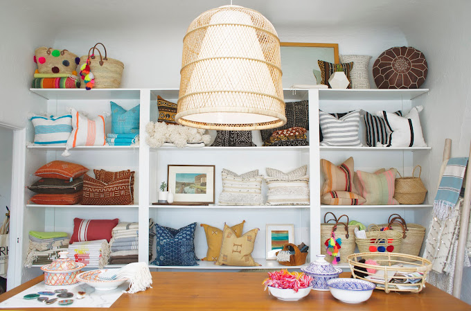 Alt Text: MRH Interiors storefront in San Diego, offering expert interior design and home styling services.