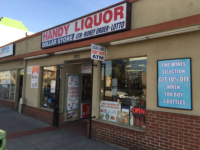 Handy Liquor store in San Diego offering a variety of liquor, wine, and beer options for convenient shopping.