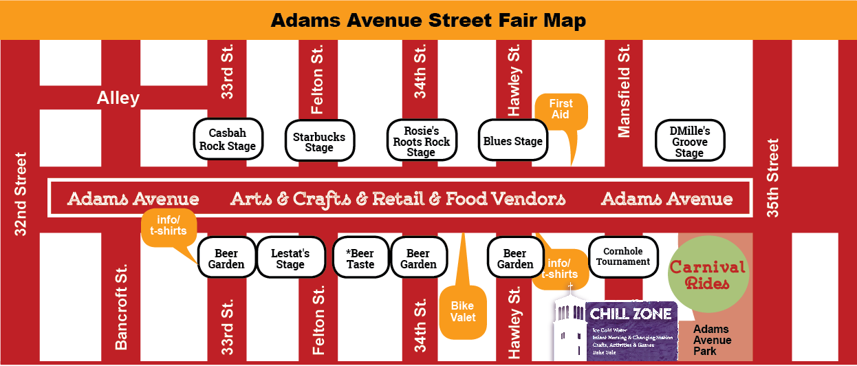 Adams Avenue Street Fair San Diego Adams Avenue Business Association
