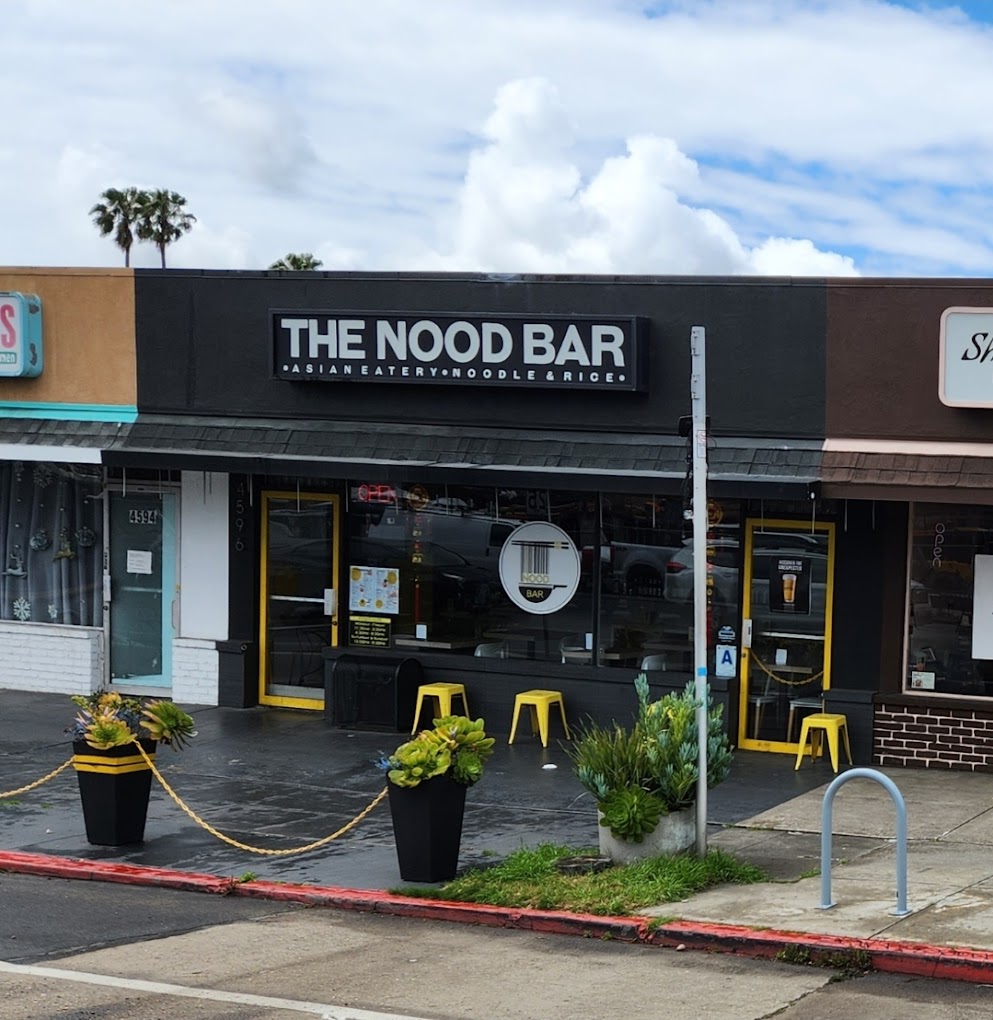 The Nood Bar in San Diego, serving fresh noodle bowls and Asian-inspired dishes.