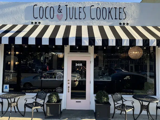 Gluten-free cookies and desserts at Coco & Jules Cookies in San Diego.