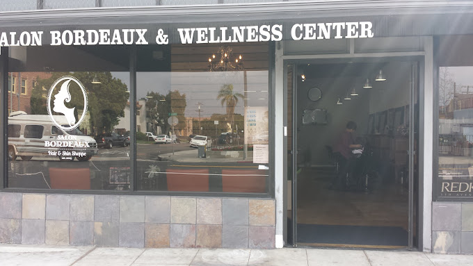 Emily Frances Hair station at Salon Bordeaux, a modern salon on Adams Ave, San Diego, offering expert haircuts & color.