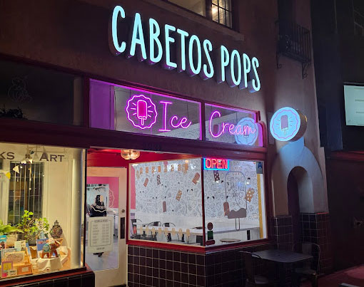 Handcrafted organic ice cream pops at Cabetos Pops on Adams Avenue, San Diego.