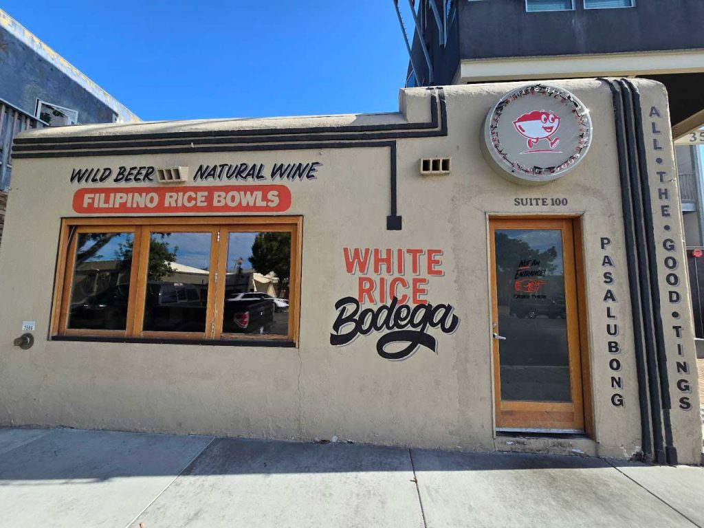 White Rice Bodega in San Diego, serving Filipino rice bowls and specialty goods