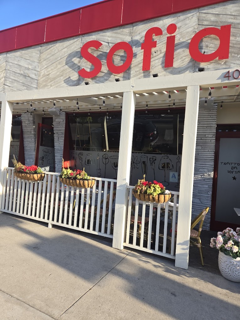 Trattoria da Sofia Italian restaurant in San Diego, featuring authentic pasta and wood-fired pizza
